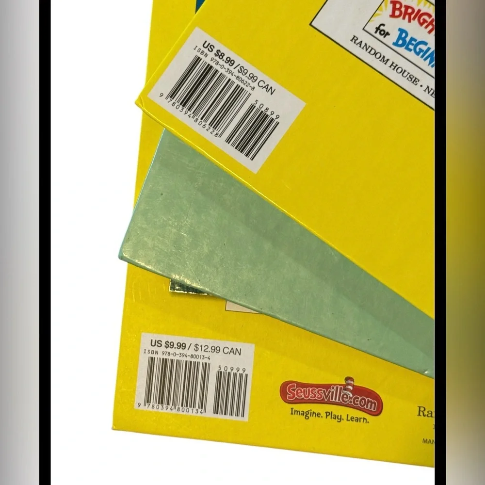 3 Dr. Seuss Books hardback